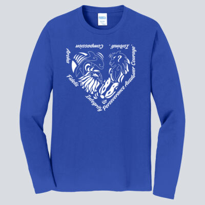 Adult Long Sleeve Shirt - House Isibindi - Houses Home Plate - White Thumbnail