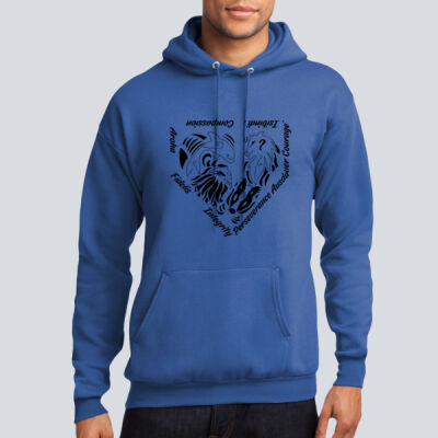 Adult Hoodie - House Isibindi - Houses Home Plate - Black Thumbnail