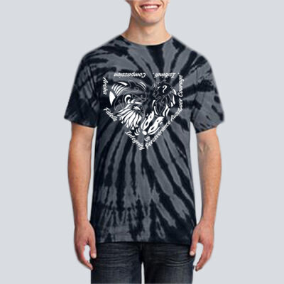 Adult Tie-Dye T-Shirt - House Fidelis - Houses Home Plate Thumbnail