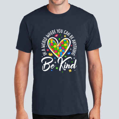 Adult T-Shirt - Autism Awareness - Be Kind Heart Thumbnail
