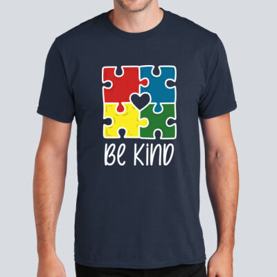 Adult T-Shirt - Autism Awareness - Be Kind Puzzle Thumbnail