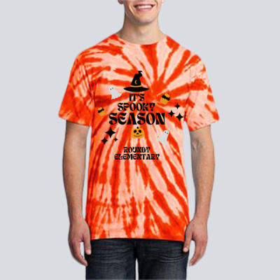 Adult Tie-Dye T-Shirt - Fall - Spooky Season  Thumbnail