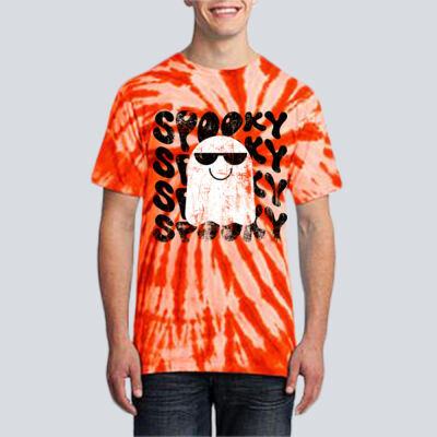 Adult Tie-Dye T-Shirt - Fall - Cool Ghost  Thumbnail