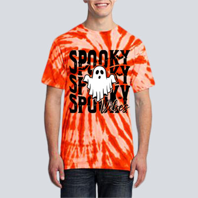 Adult Tie-Dye T-Shirt - Fall - Spooky Vibes Thumbnail