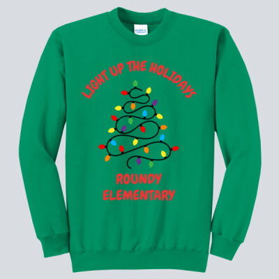 Adult Crewneck - Winter Holidays - Light Up - Red Thumbnail