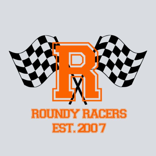 Varsity R with Flags - Orange Thumbnail