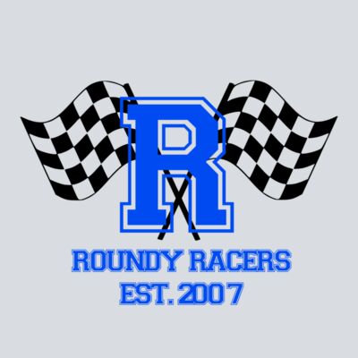 Varsity R with Flags - Blue Thumbnail
